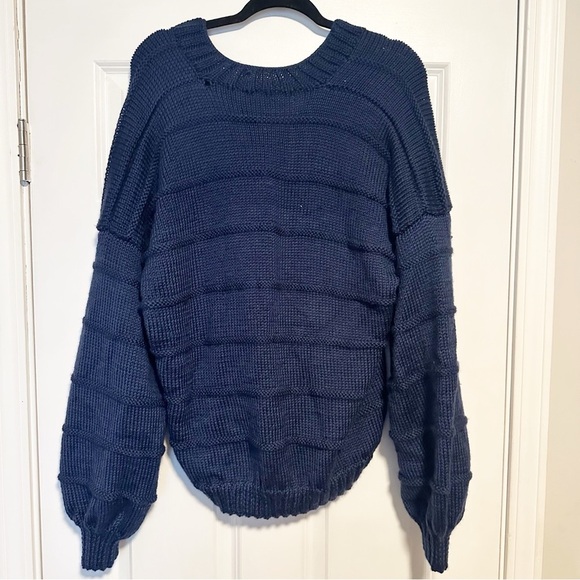 Farmhouse boho Slouchy oversized knit cardigan - Picture 2 of 3